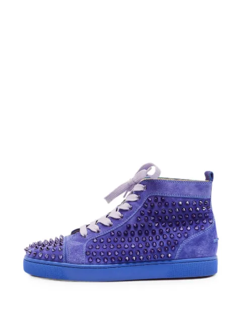 Christian Louboutin Pre-Owned Louis spike-embellished sneakers