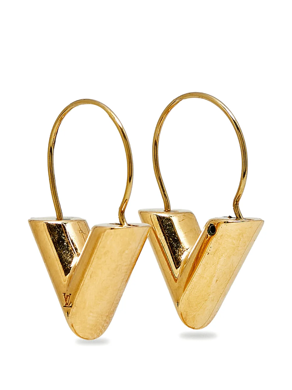 Louis Vuitton Pre-Owned Essential V earrings - Oro