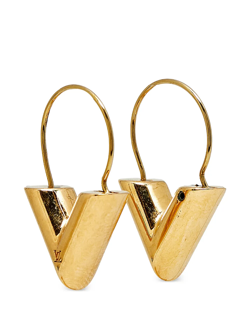 Louis Vuitton Pre-Owned Essential V earrings - Oro