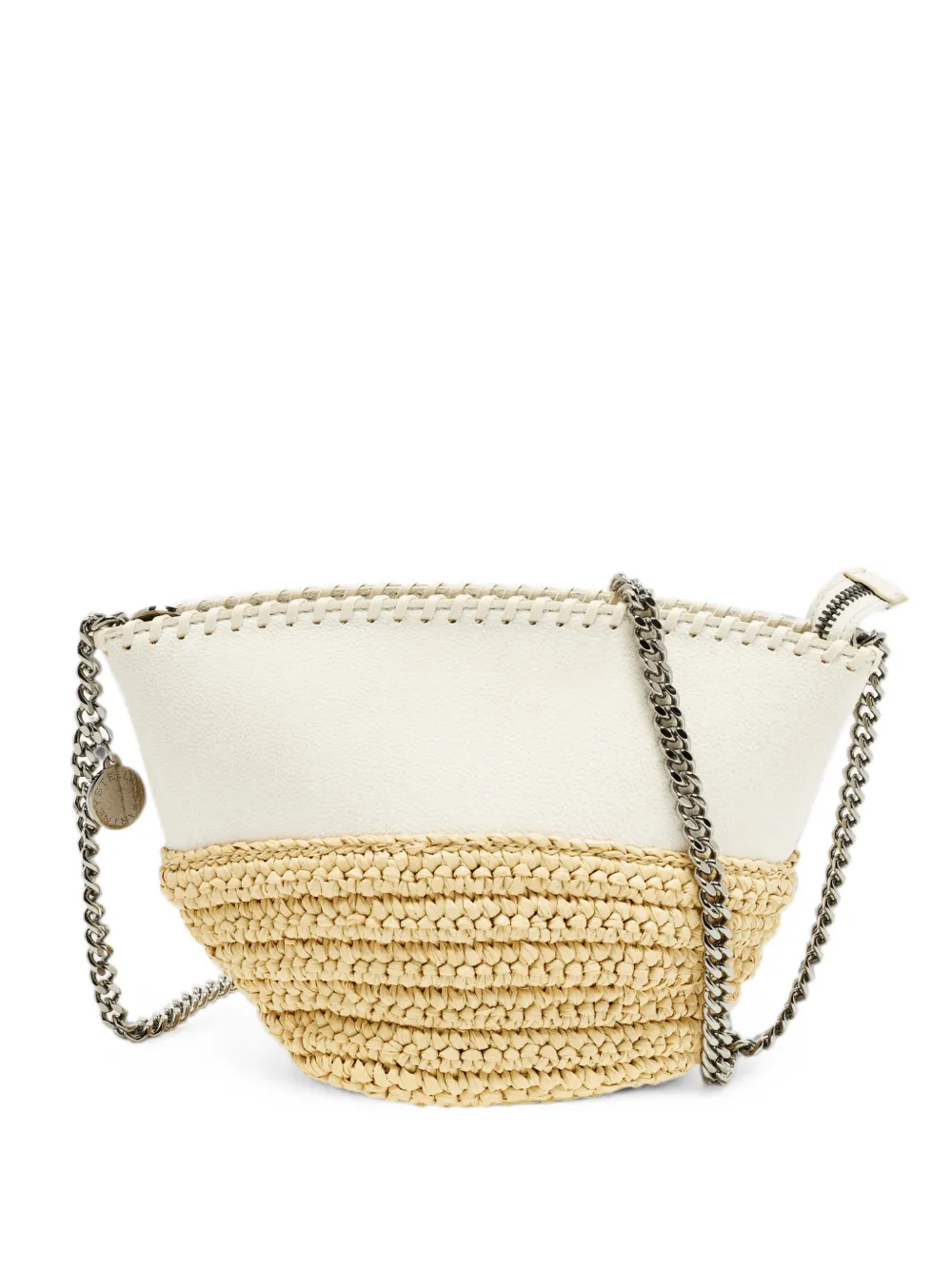 Stella McCartney Pre-Owned Borsa a secchiello Falabella - Bianco