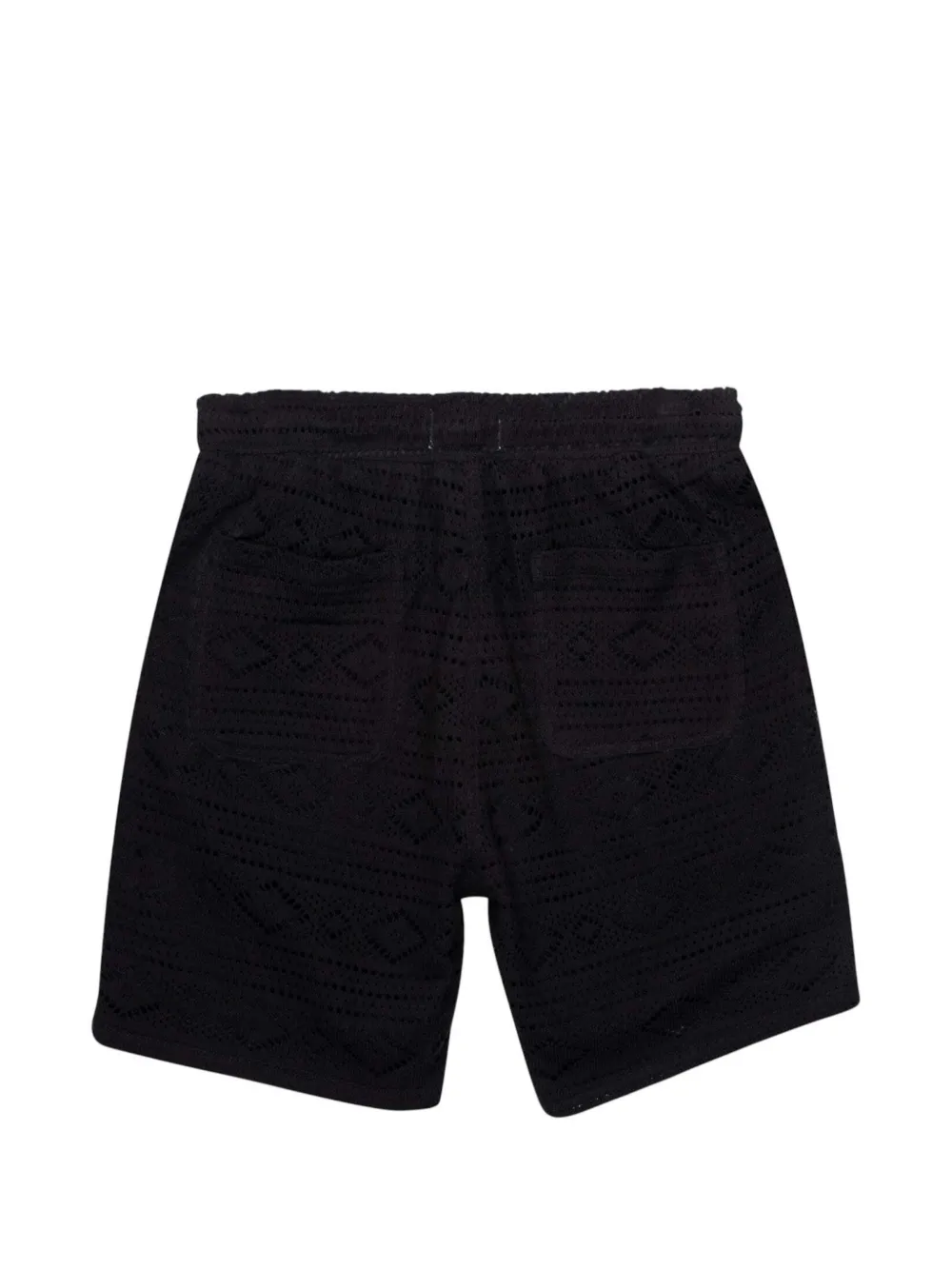 Honor The Gift Pointelle gehaakte shorts Zwart