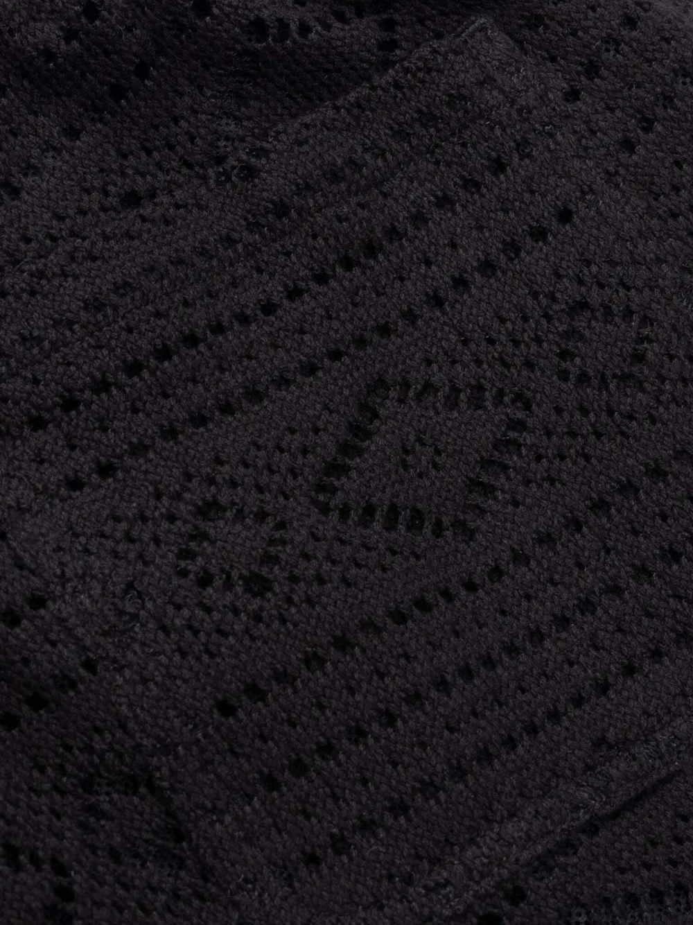 Honor The Gift Pointelle gehaakte shorts Zwart
