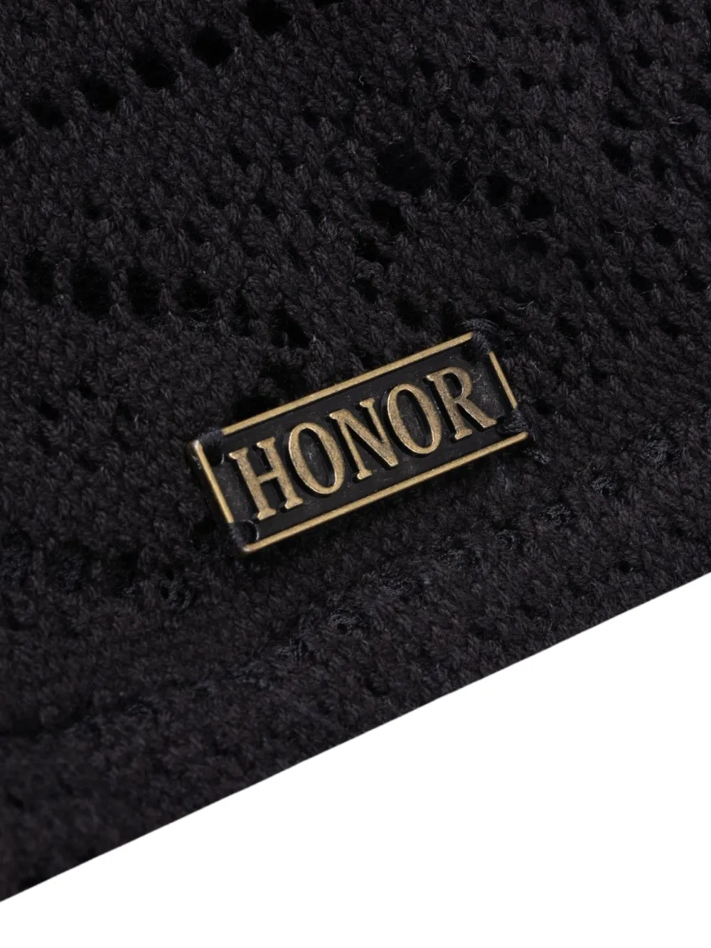 Honor The Gift Pointelle gehaakte shorts Zwart