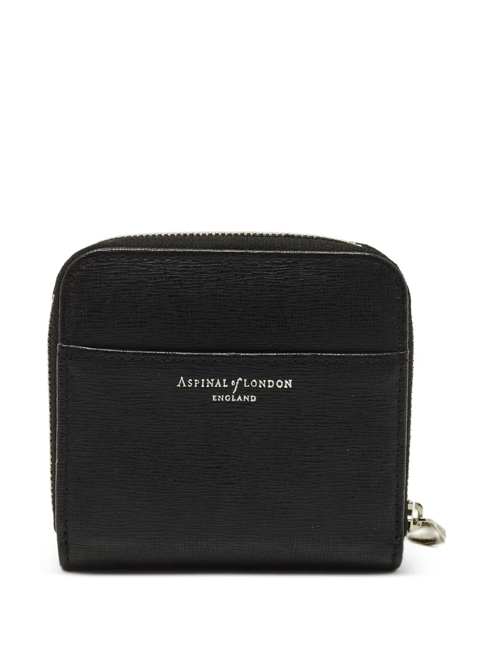 Aspinal Of London zip-around compact wallet - Nero