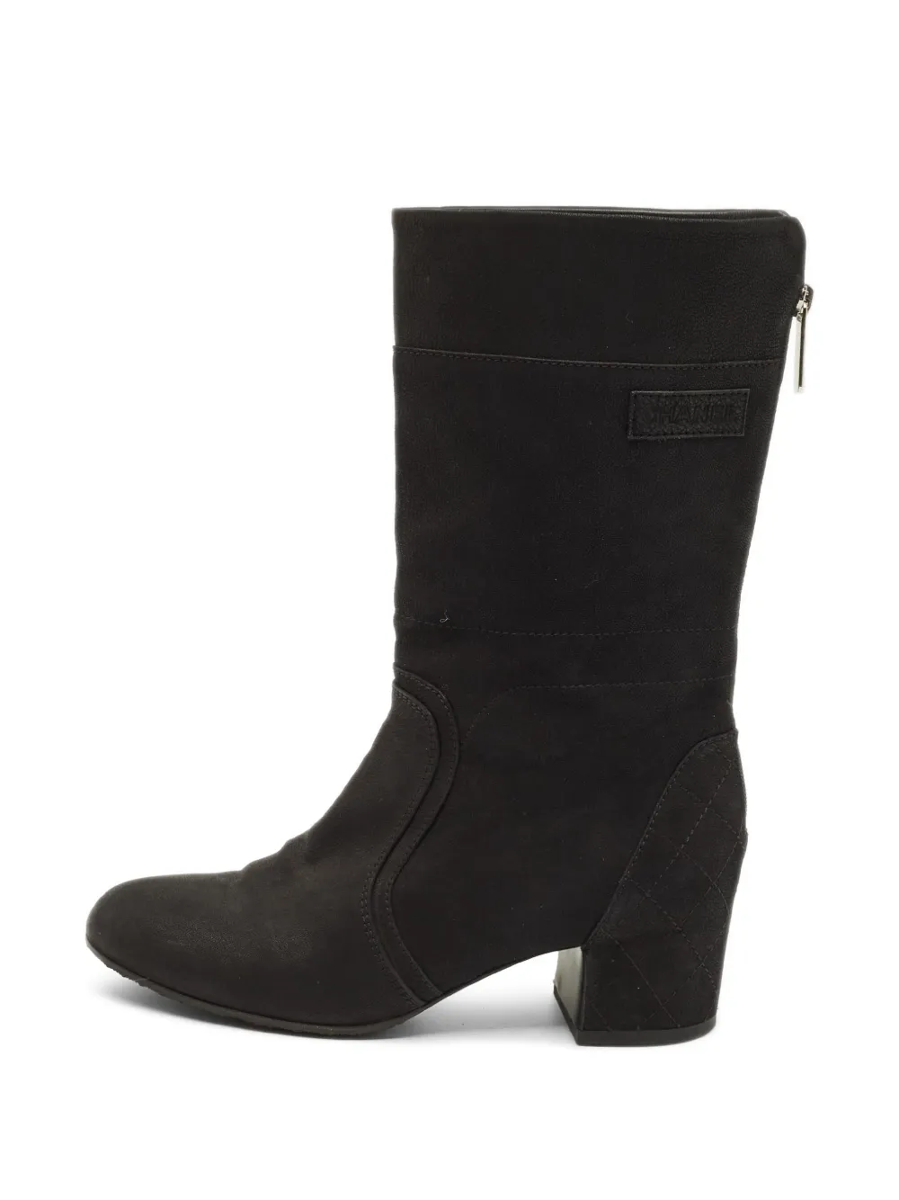 CHANEL Pre-Owned quilted ankle boots - Schwarz