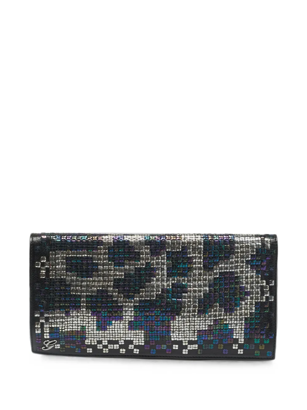 Gucci Pre-Owned Clutch con paillettes - Nero