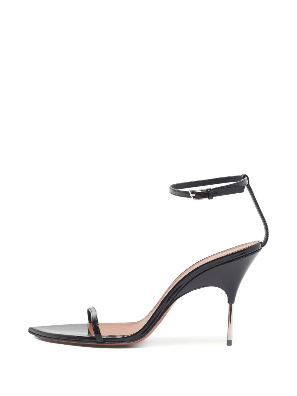 Amina Muaddi Bruna heeled sandals - Black