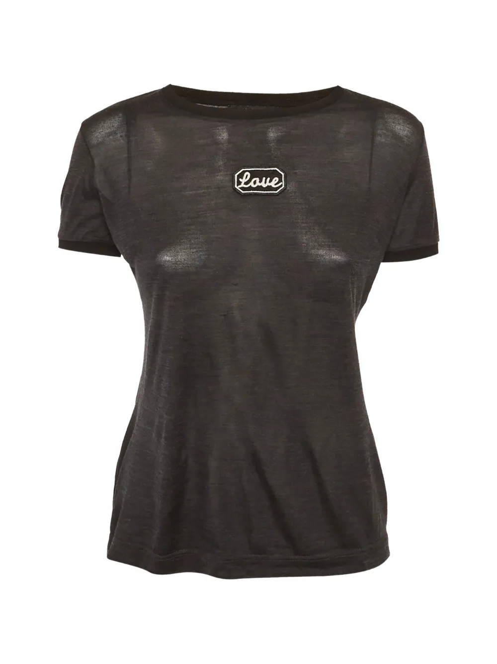 Dolce & Gabbana Pre-Owned appliqué jersey T-shirt - Grigio