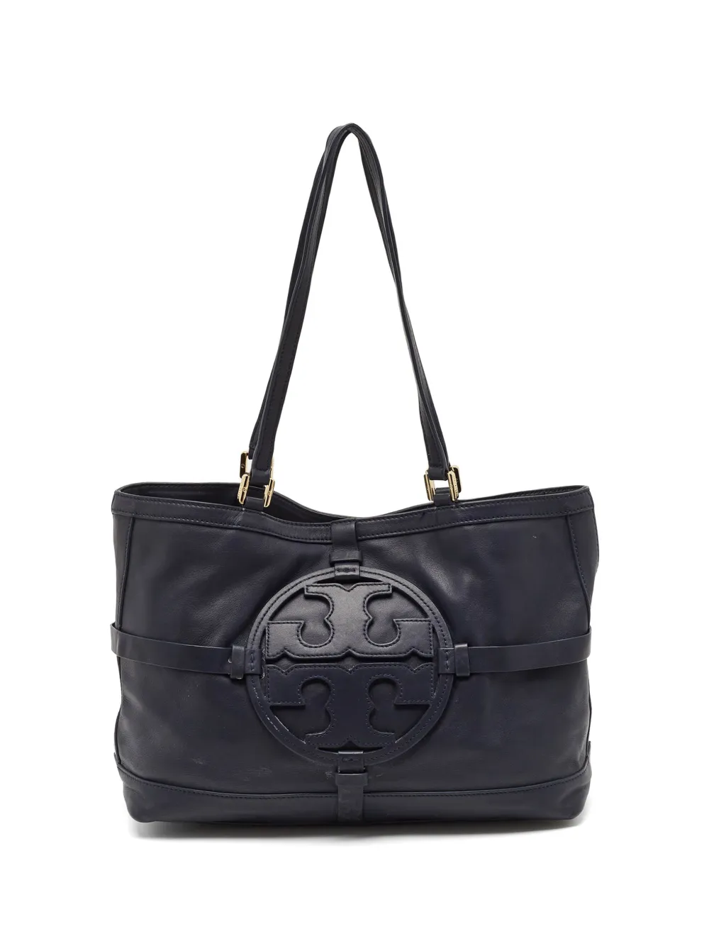Tory Burch Holly leather tote bag - Blu