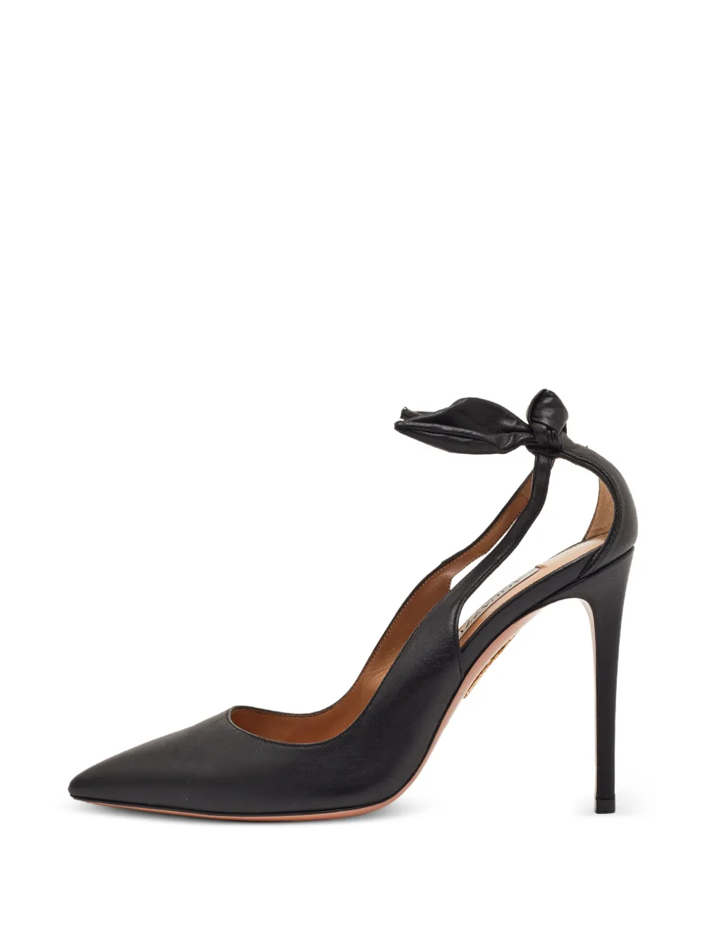 Aquazzura Bow Tie pointed-toe pumps - Nero