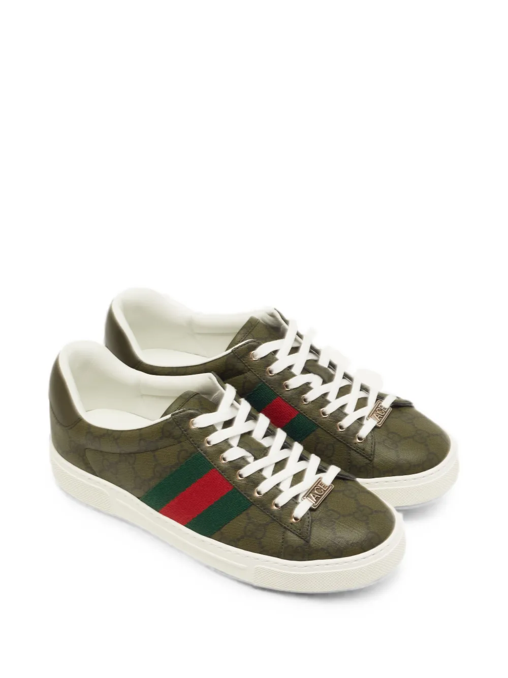 Gucci Pre-Owned Ace GG Supreme sneakers - Grün