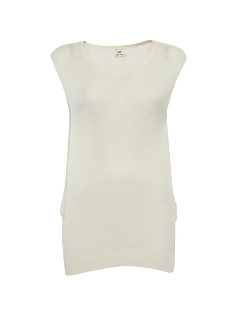 Hermès Pre-Owned sleeveless top - Bianco