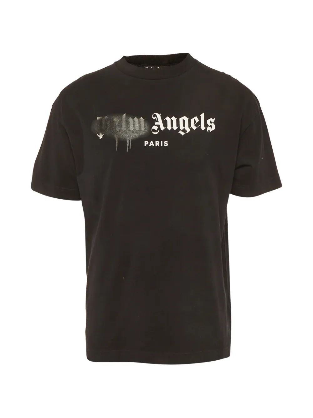 Palm Angels sprayed logo T-shirt - Schwarz