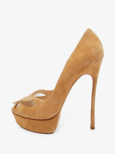Casadei Vintage butterfly platform pumps