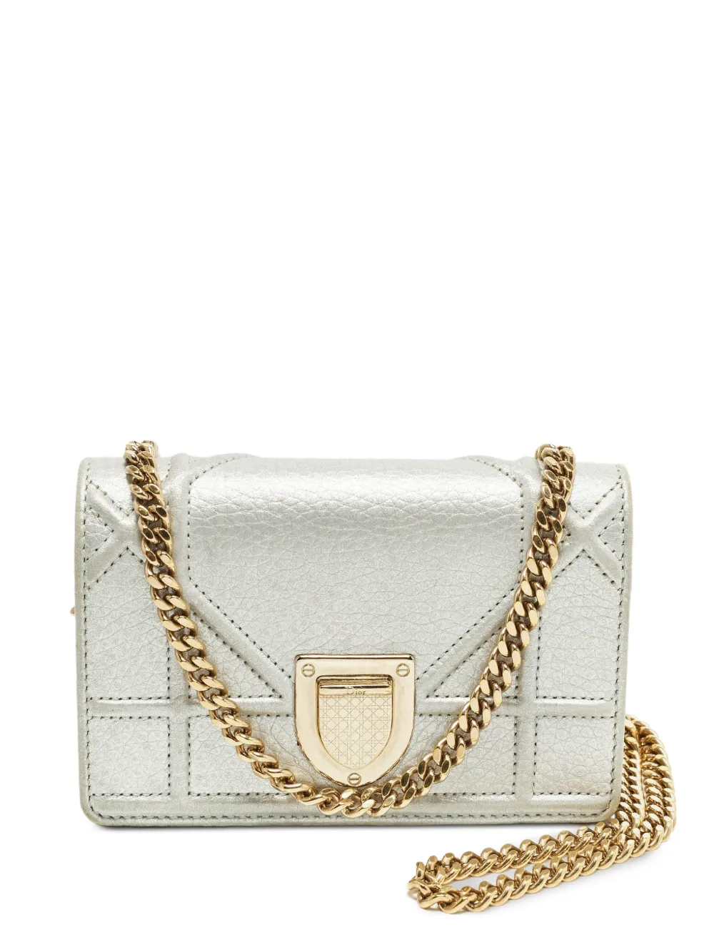 Christian Dior Pre-Owned 2017 baby Diorama shoulder bag - Silver