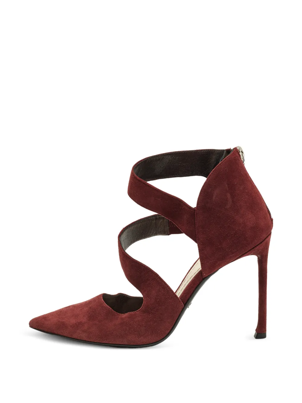 Christian Dior Pre-Owned D'Orsay pointed-toe pumps - Rot