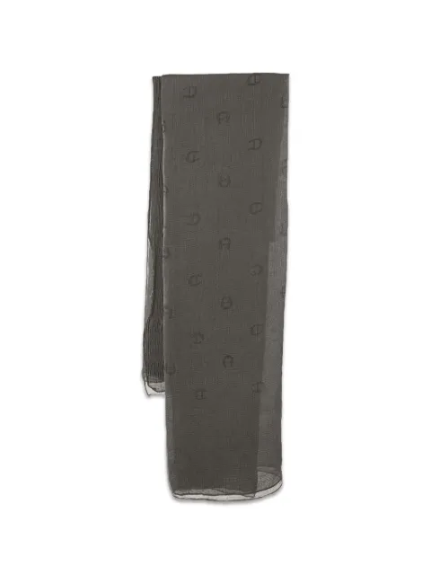 Aigner Kids logo-print scarf