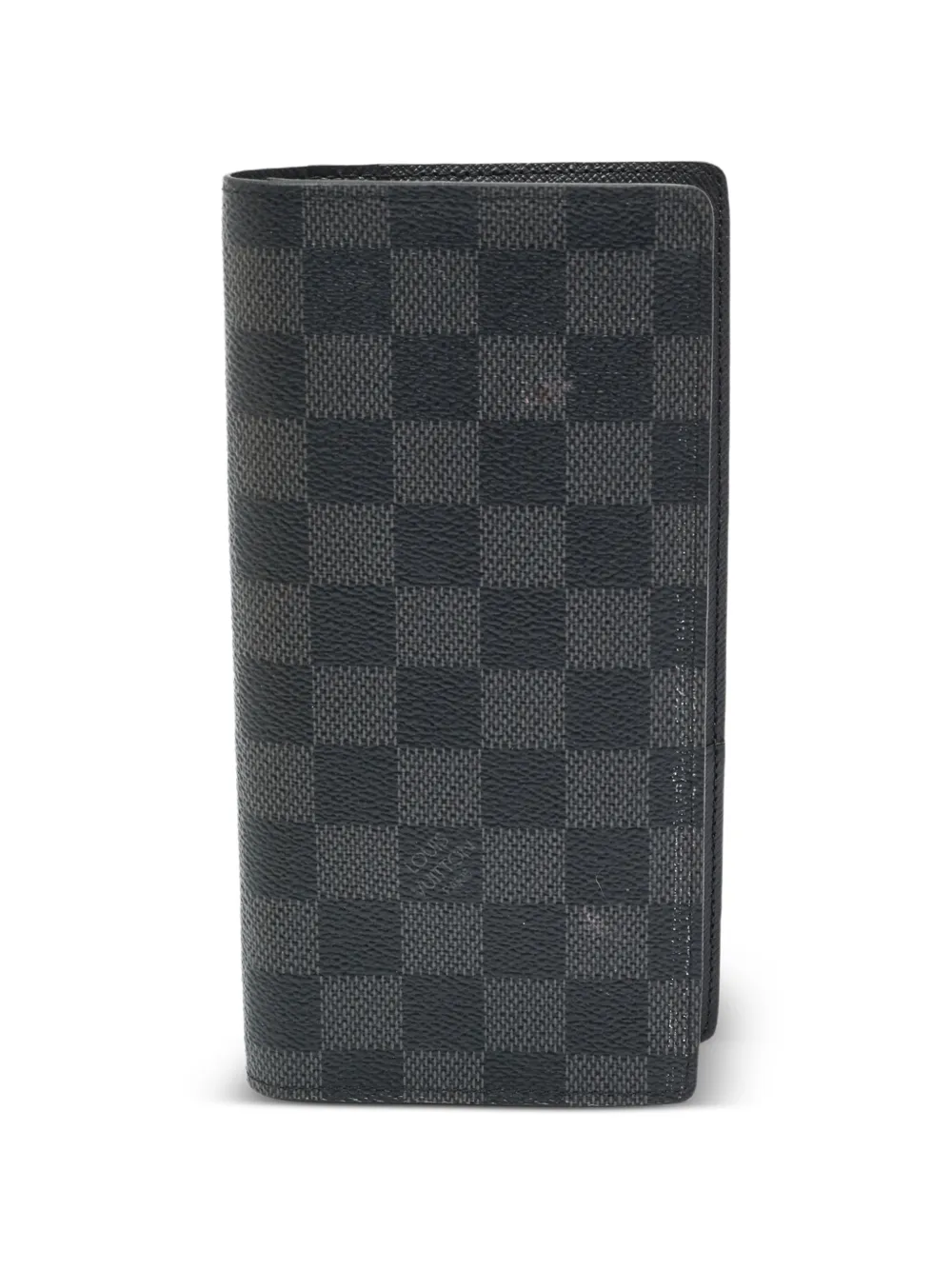 Louis Vuitton Pre-Owned 2010 Brazza Damier Graphite wallet - Nero
