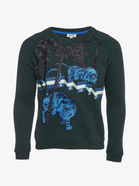 Kenzo Pre-Owned Bamboo Tiger-motif sweater