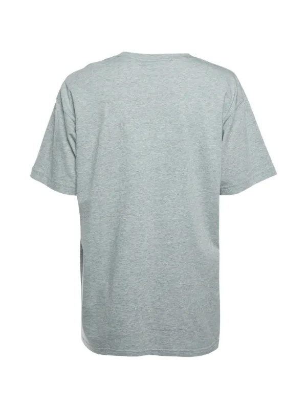 Gucci Pre-Owned logo-print Embellished Tiger T-shirt | Grey | FARFETCH