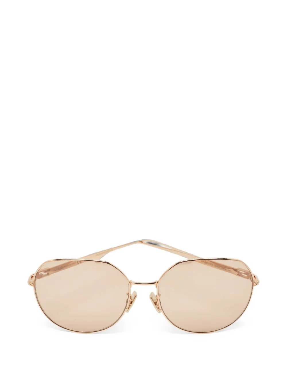 Fendi Pre-Owned FF0451/F/S oversized sunglasses - Rosa