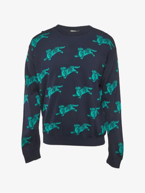 Kenzo Pre-Owned tiger-pattern sweater