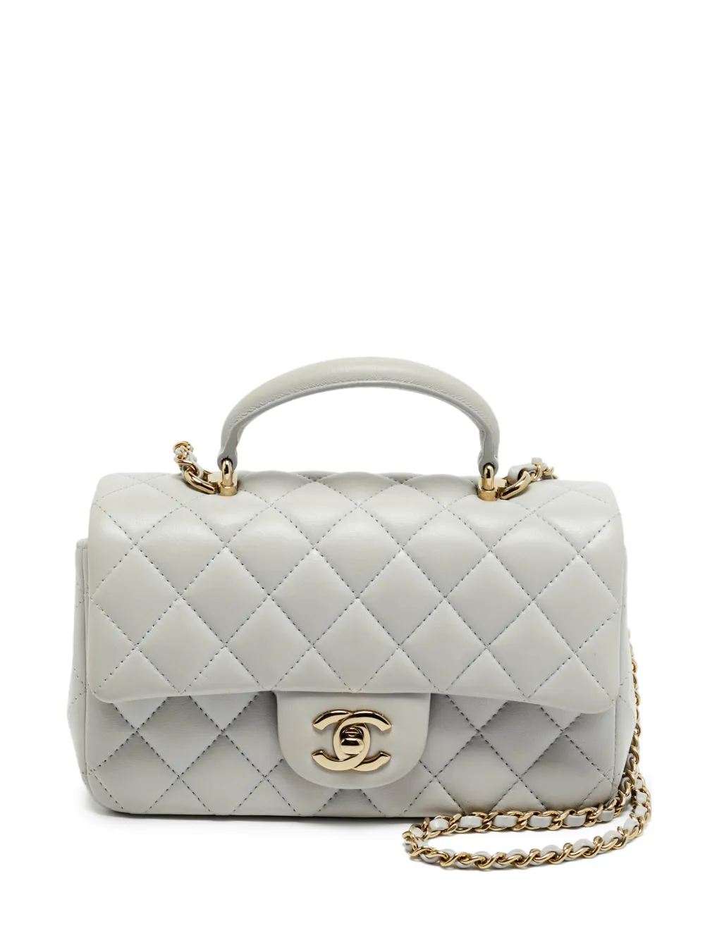 CHANEL Pre-Owned Borsa a mano trapuntata - Grigio