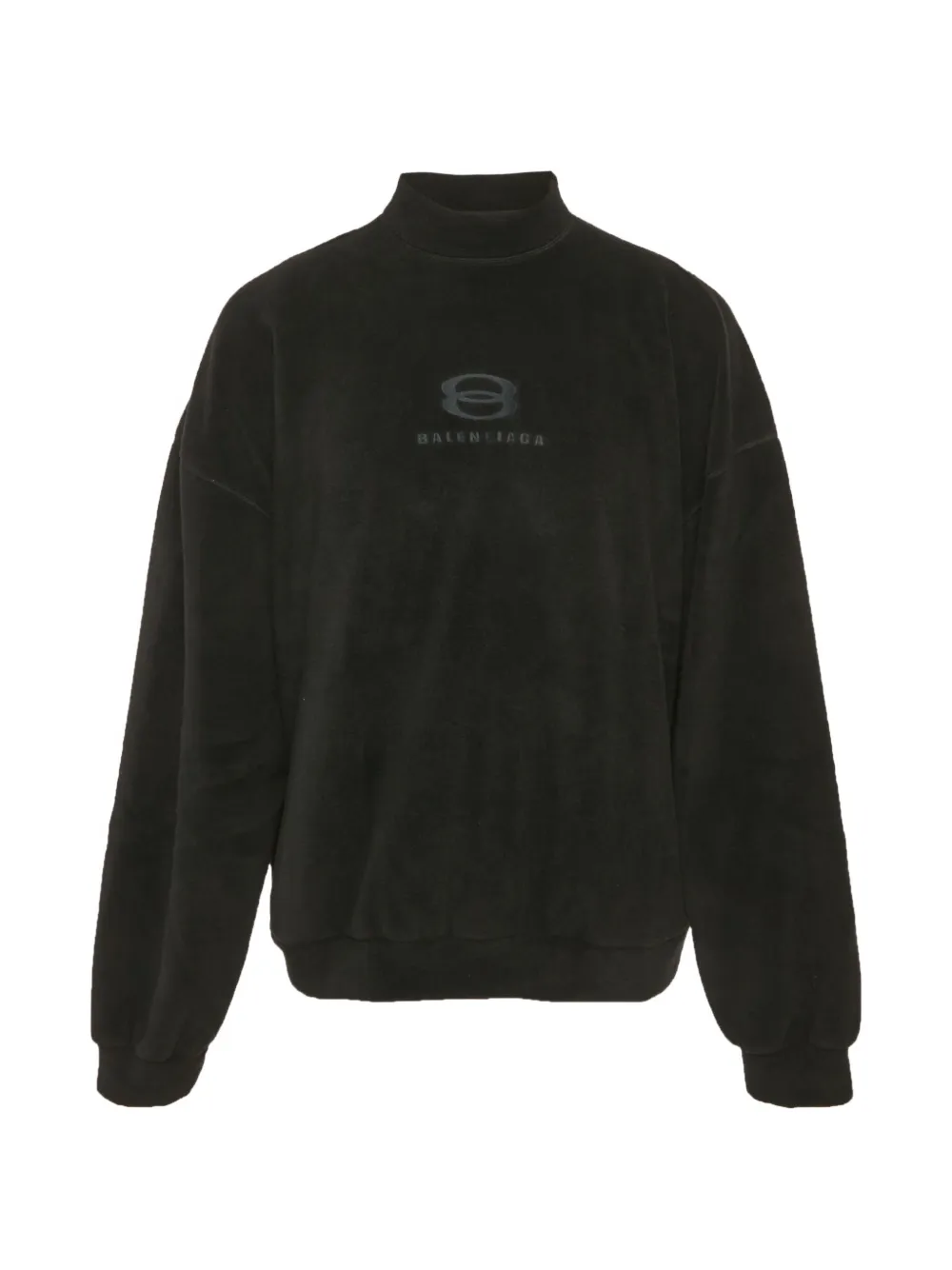Pre-owned Balenciaga Unity Embroidered Sweater In Black