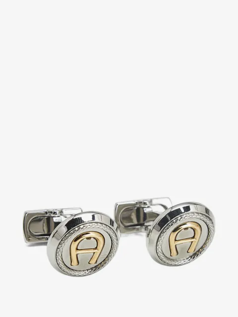 Aigner Vintage mancuernillas con detalle del logo