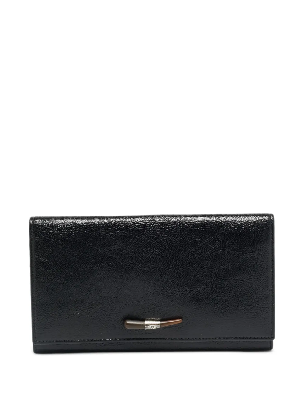Saint Laurent Pre-Owned Mombasa leather wallet - Schwarz
