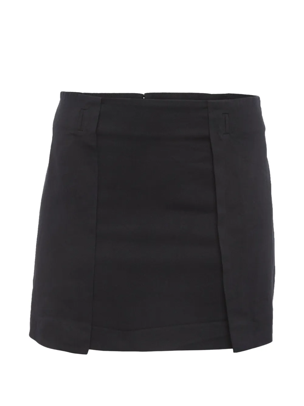 Gucci Pre-Owned pleated gabardine skirt - Nero