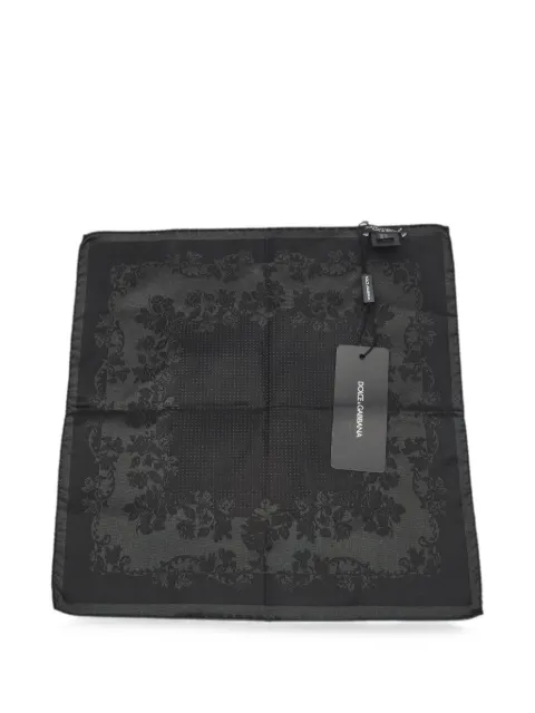 Dolce & Gabbana Pre-Owned floral jacquard pocket square