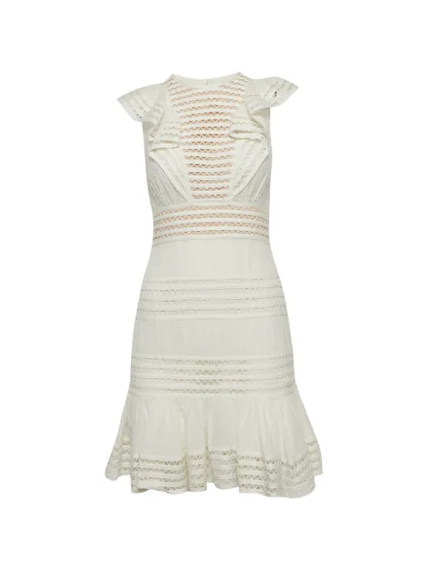 ZIMMERMANN ruffled lace midi dress