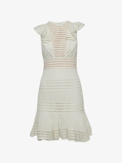 ZIMMERMANN vestido midi con volantes