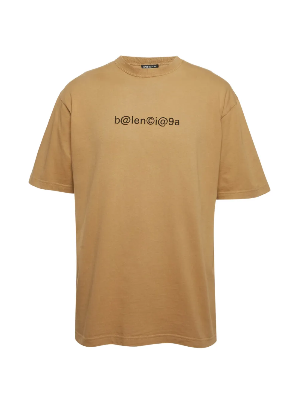 Balenciaga Pre-Owned graphic-print oversized T-shirt - Toni neutri