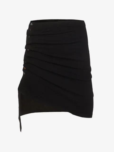 Paco Rabanne Pre-Owned ruched asymmetric mini skirt