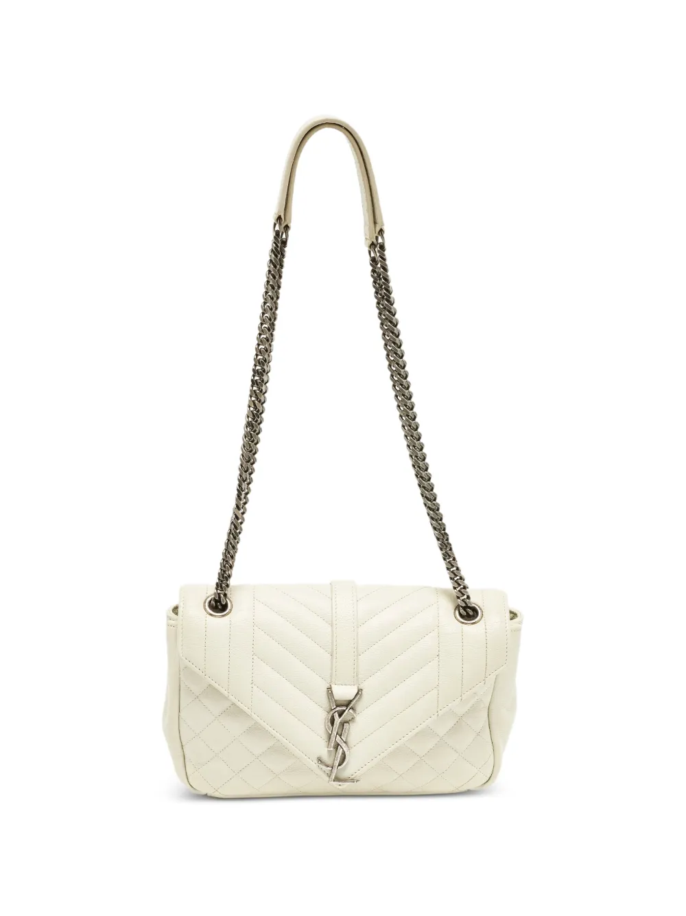 Saint Laurent Pre-Owned medium College shoulder bag - Weiß