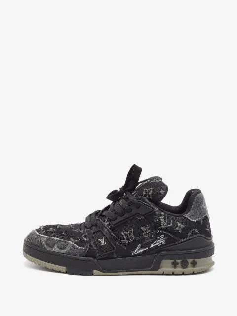 Louis Vuitton Pre-Owned LV Trainer Monogram denim sneakers