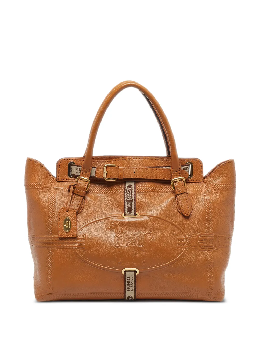Fendi Pre-Owned Borsa tote Villa Borghese - Marrone