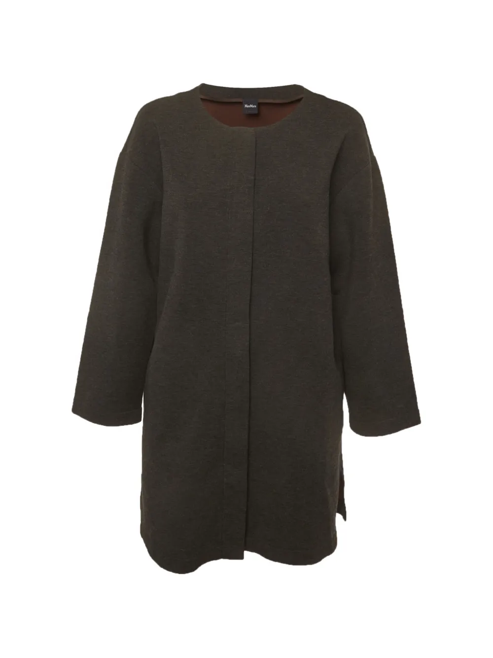Max Mara Cappotto corto con zip - Grigio