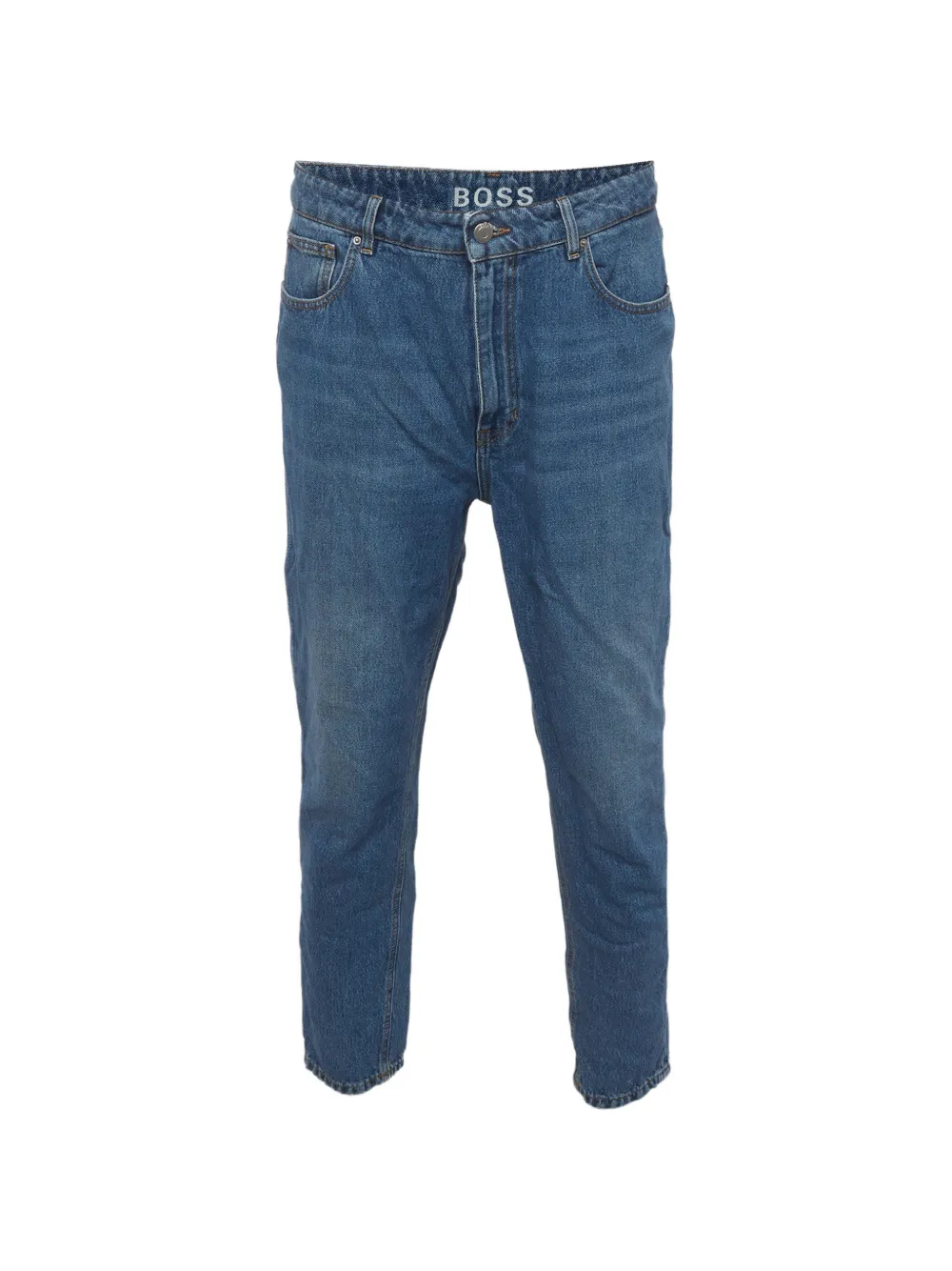 BOSS button-detail jeans - Blau