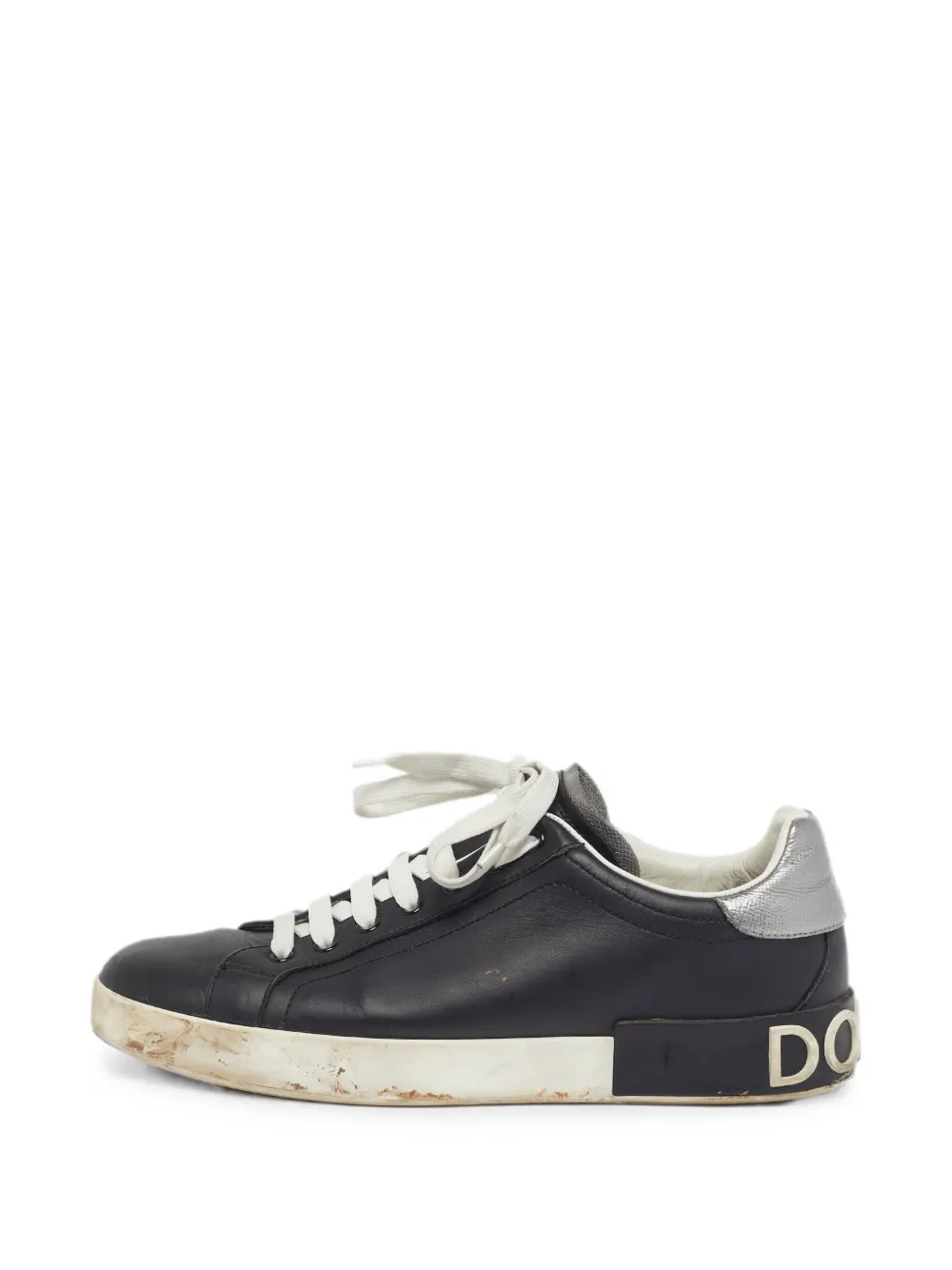 Dolce & Gabbana Pre-Owned Portofino low-top sneakers - Schwarz
