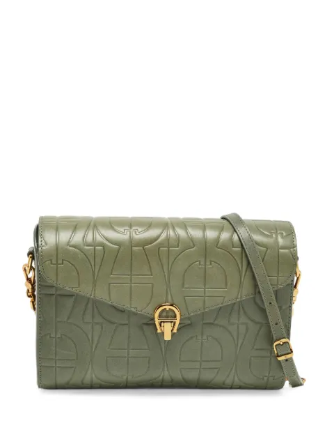 Aigner Vintage bolsa crossbody Pria con logo en relieve