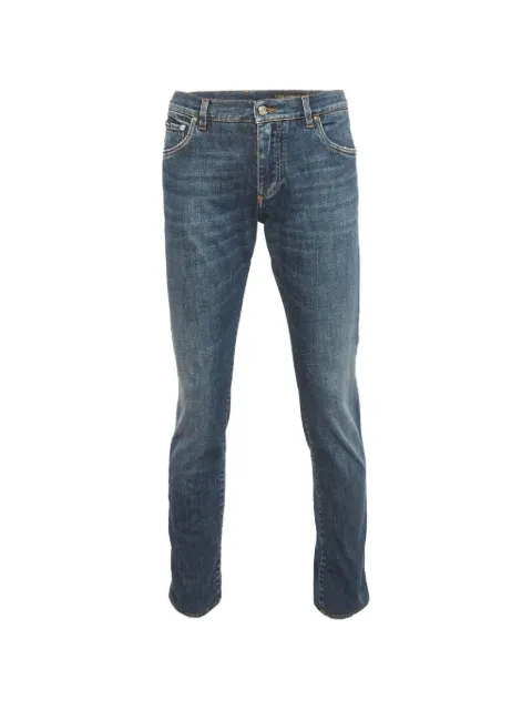 Dolce & Gabbana Pre-Owned faded slim-fit jeans