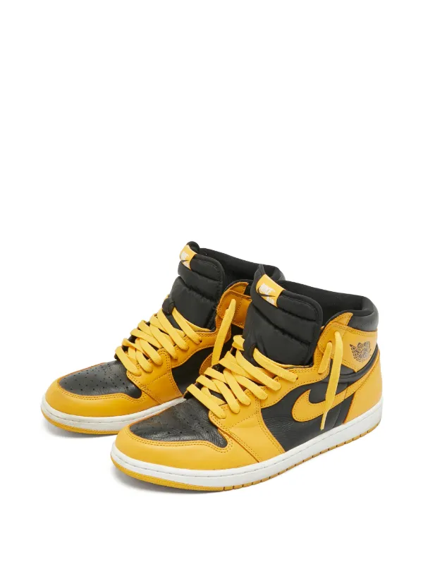 pollen white and yellow jordan