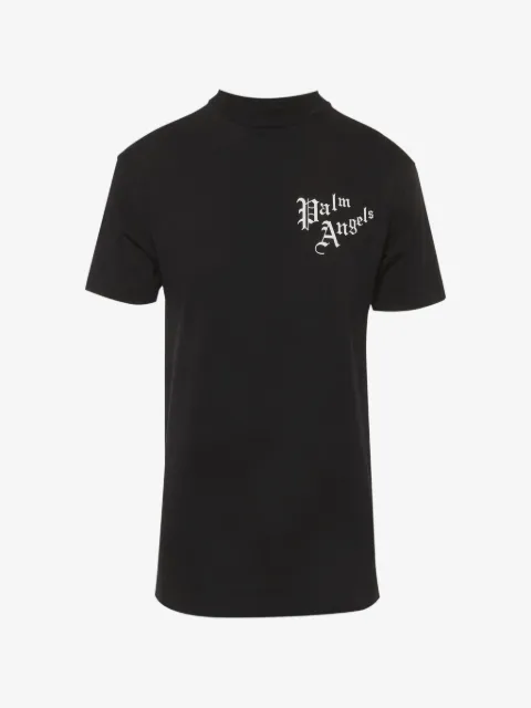 Palm Angels logo-print cotton T-shirt