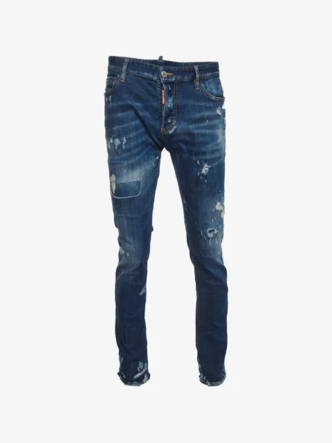 DSQUARED2 paint-splatter distressed jeans