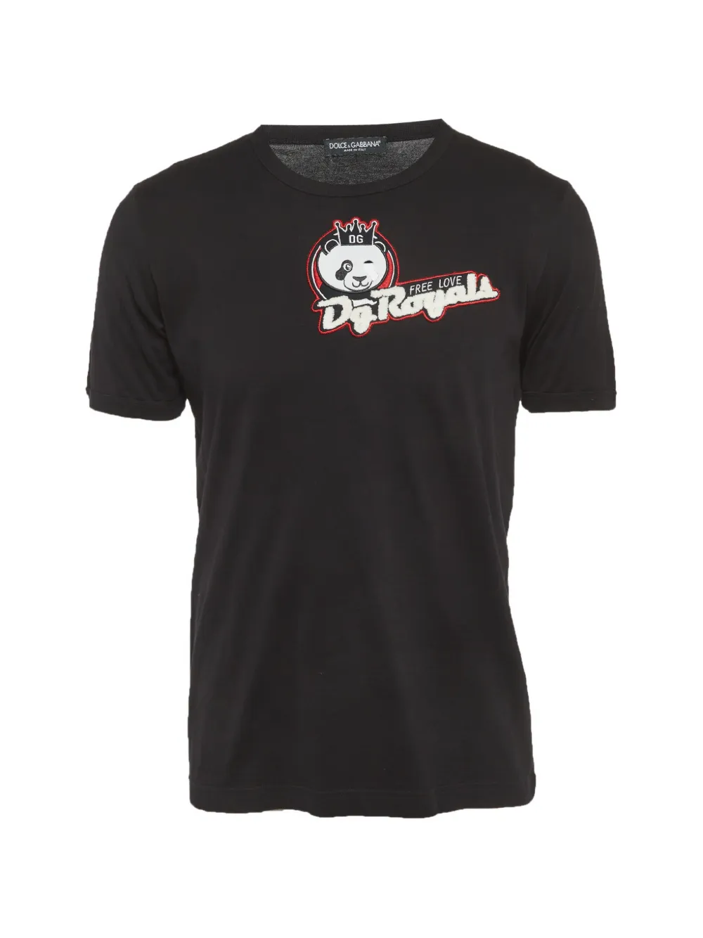 Dolce & Gabbana Pre-Owned t-shirt à appliqué - Noir Dolce & Gabbana Pre-Owned t-shirt à appliqué - Noir