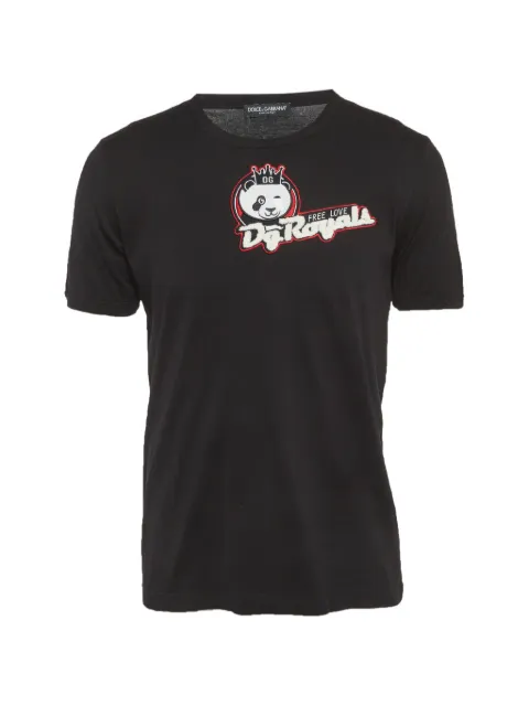 Dolce & Gabbana Pre-Owned appliqué jersey T-shirt