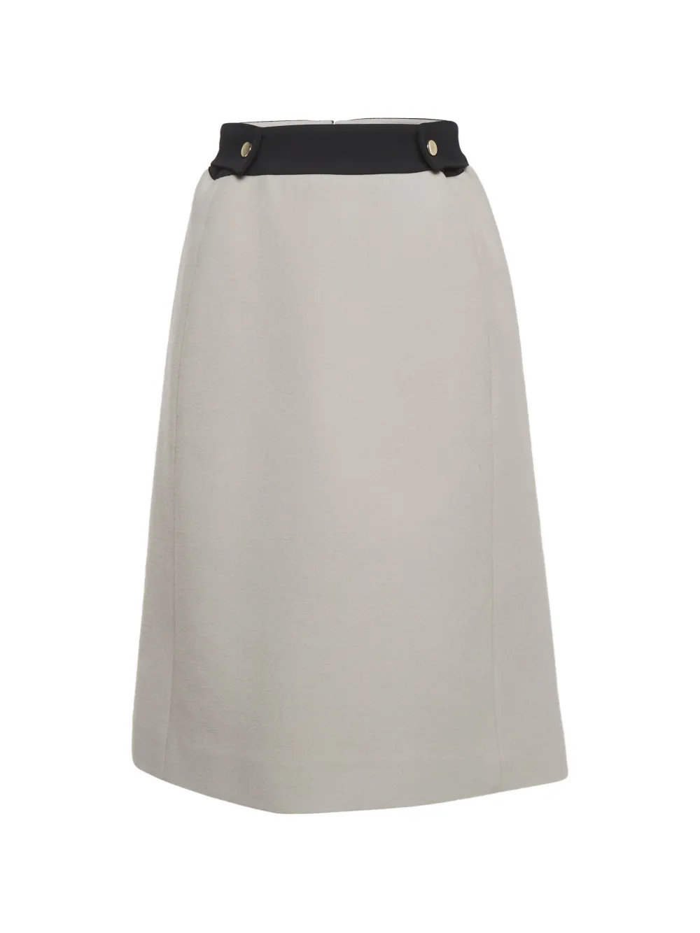 Chloé Pre-Owned button-detail pencil skirt - Grau